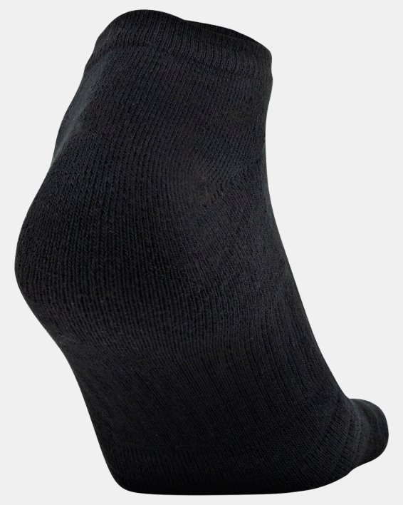 Unisex UA Training Cotton No Show 6-Pack Socks, Gray, pdpMainDesktop image number 10